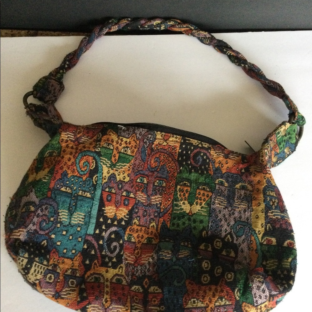 Laurel Burch tapestry bag